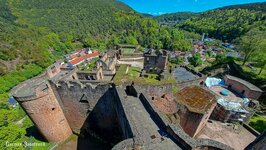 Bilder von der Burgbesichtigung & Weinprobe